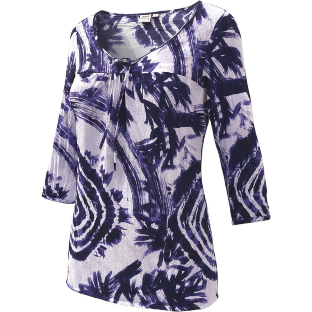 $39 ESPRIT blue‎ white Tie dye Coverup Blouse Size S cotton